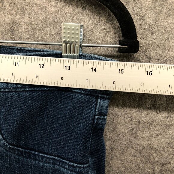 Spanx Jean-Ish Ankle Leggings Womens MP Blue Pull On Jegging Mid Rise - Picture 7 of 11